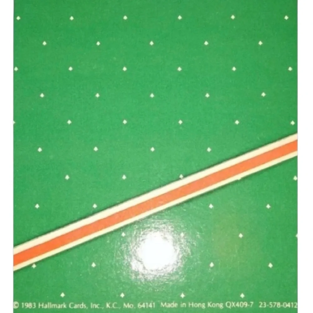 Hallmark 1983 “Skating Rabbit” Christmas Ornament